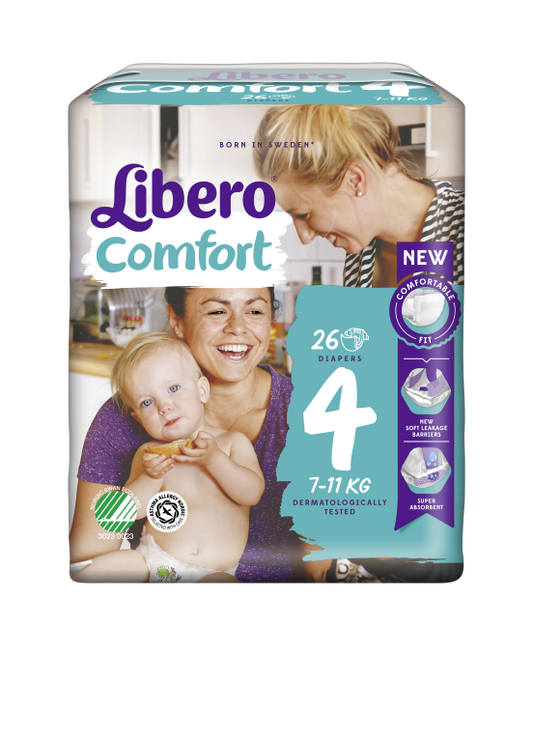 Libero Blöja Comfort Storlek 4  7-11kg / 26