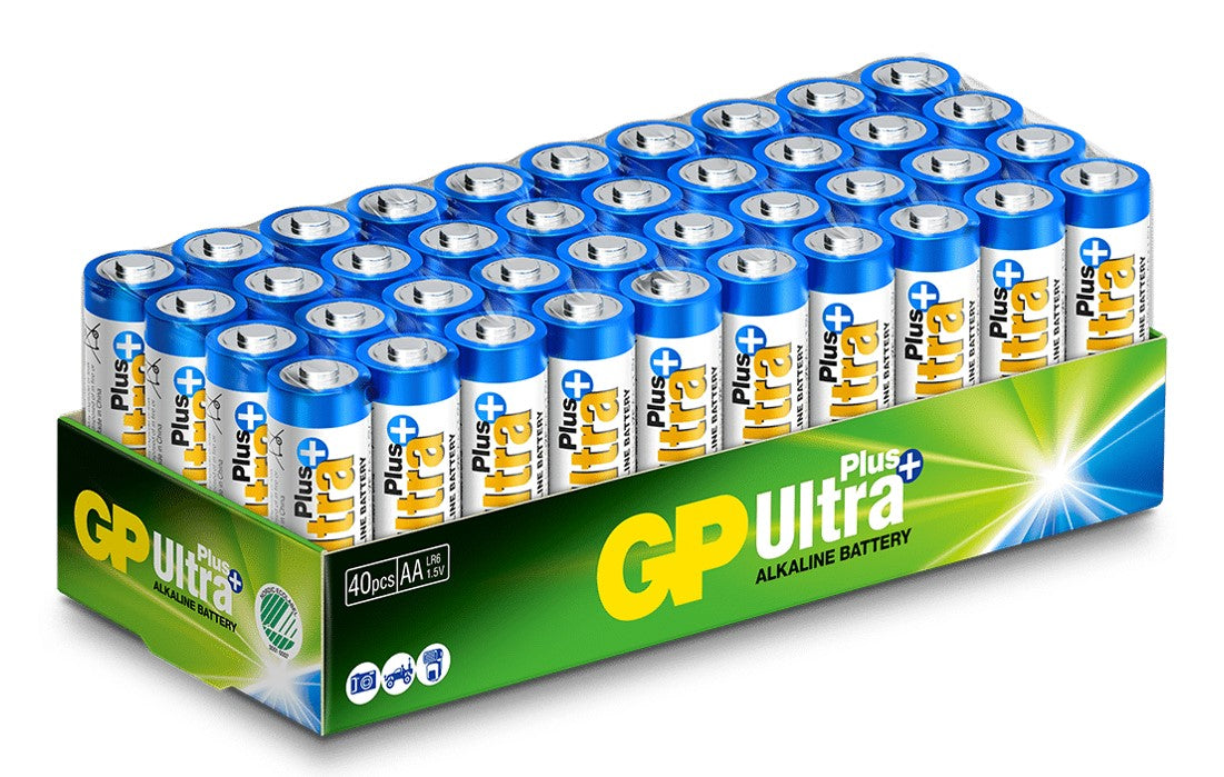 Batteri GP Ultra Plus AA / 40