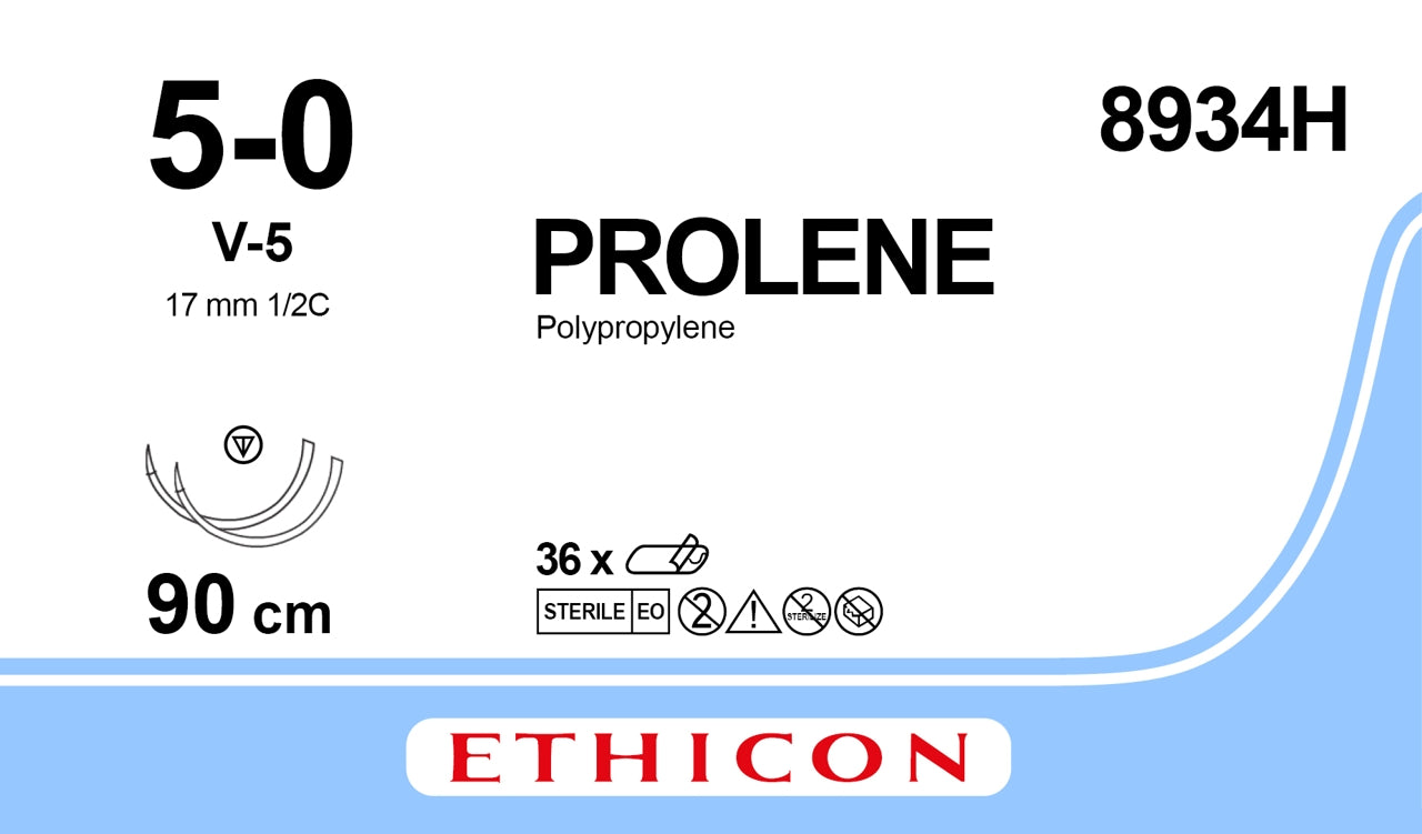 Prolene Sutur 5-0 2xV-5 90cm Blå / 36