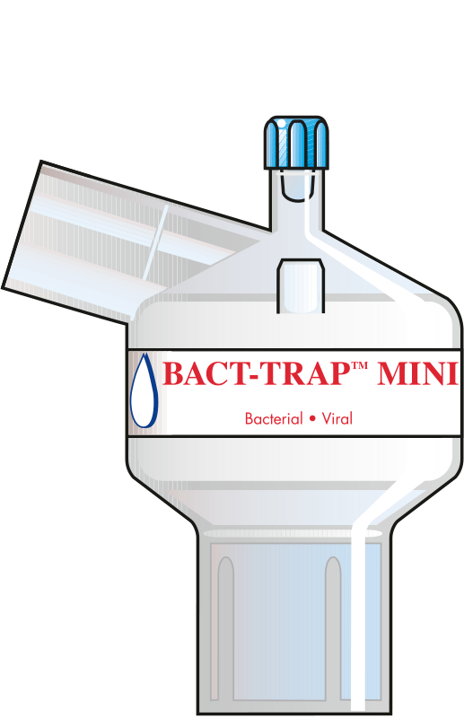 Filter Bakt/Virus Bact-Trap Mini med port vinklad / 50