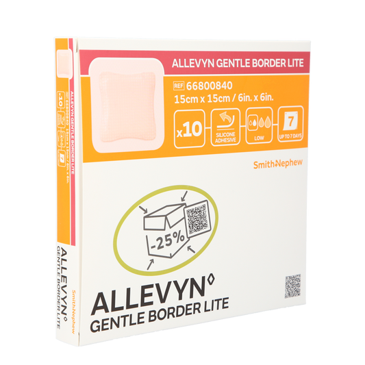 Allevyn Gentle Border Lite 15 x 15cm / 10