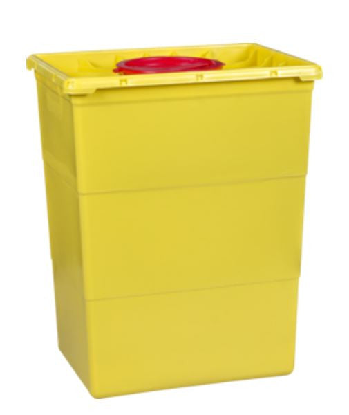 Riskavfallsbox Multi-Safe 50L med dubbellock