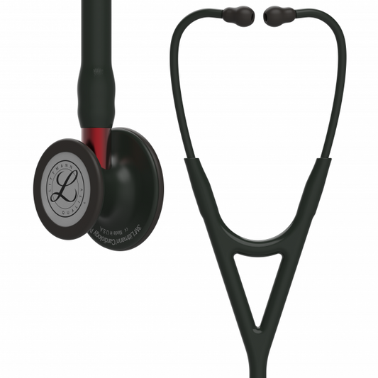 Stetoskop Littmann Cardiology IV Diagnostic Black Edition/Röd