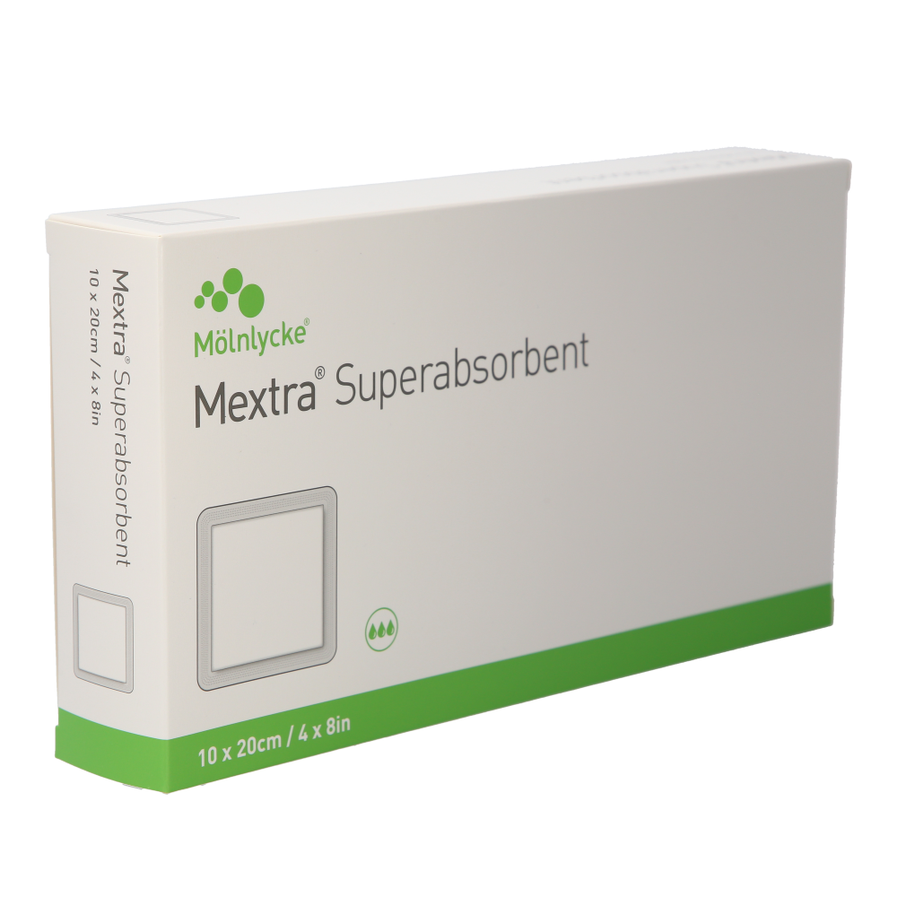 Mextra Superabsorbent ABS Förband 10 x 15cm / 10