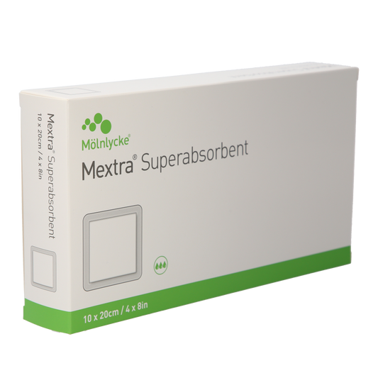 Mextra Superabsorbent ABS Förband 10 x 15cm / 10