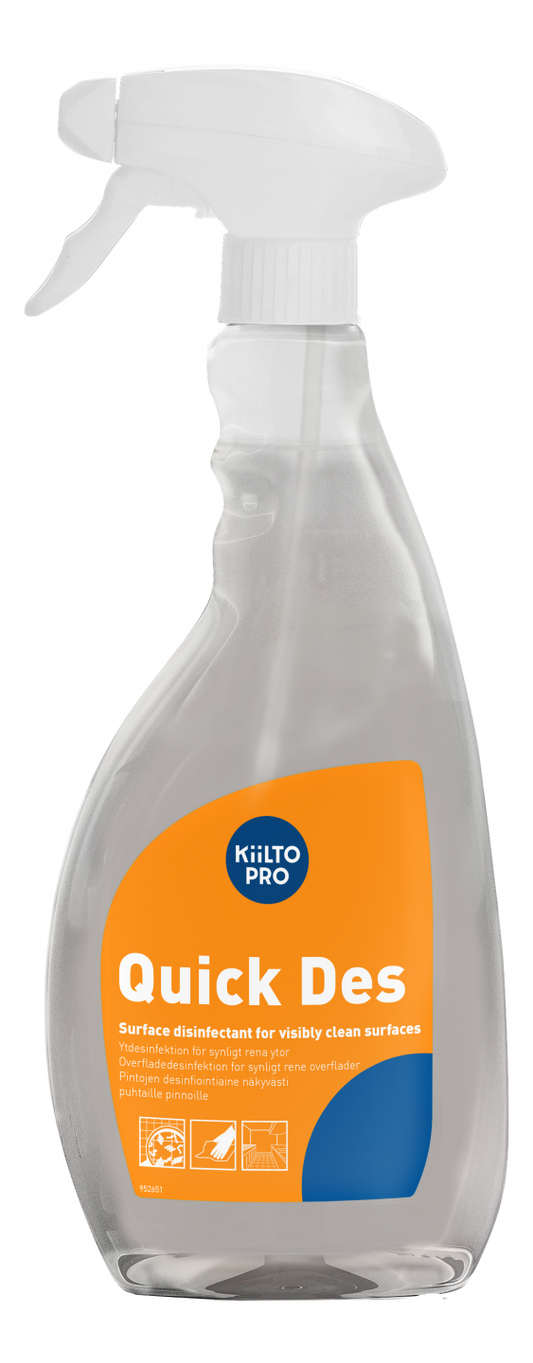 Ytdesinfektion Dax Kiilto Quick Des Spray 750ml