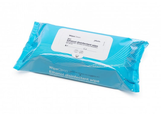 WipeClean Ethanol Disinfectant Wipe 20 x 20cm / 100