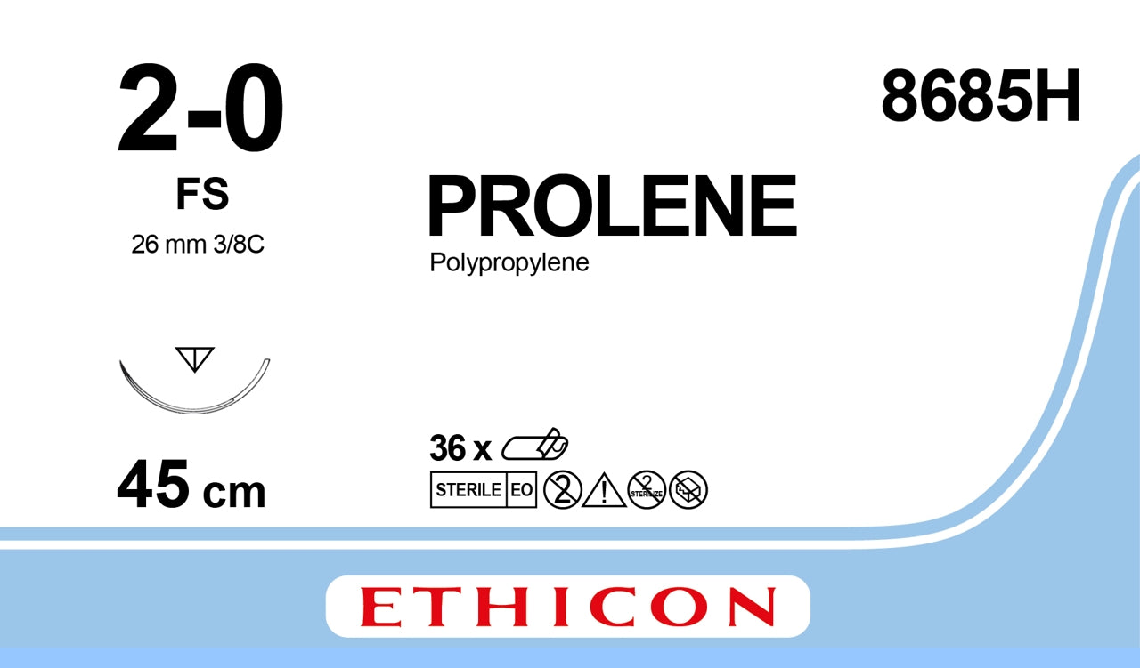 Prolene Sutur 2-0 FS 45cm / 36