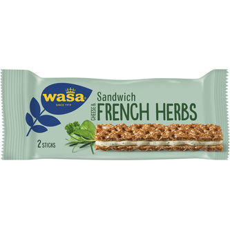 Wasa Sandwich Cheese & French Herbs / 24