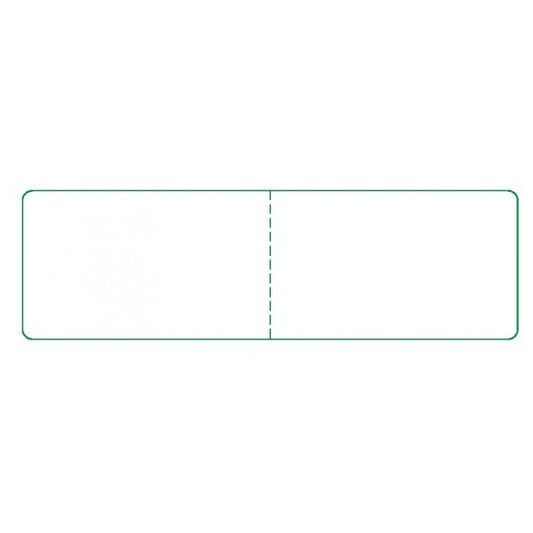 Etikett 100 x 30mm med perforering Syntherm PeLo / 1000