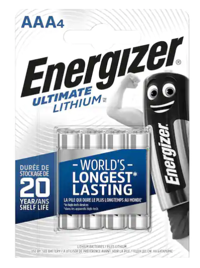 Batteri Energizer Lithium Ultimate AAA / 4