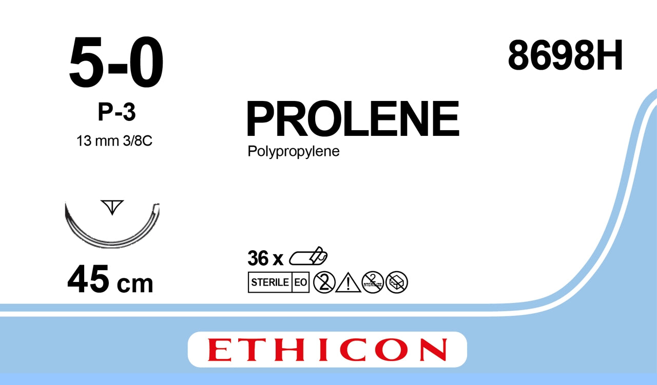 Prolene Sutur 5-0 P-3 45cm Blå / 36