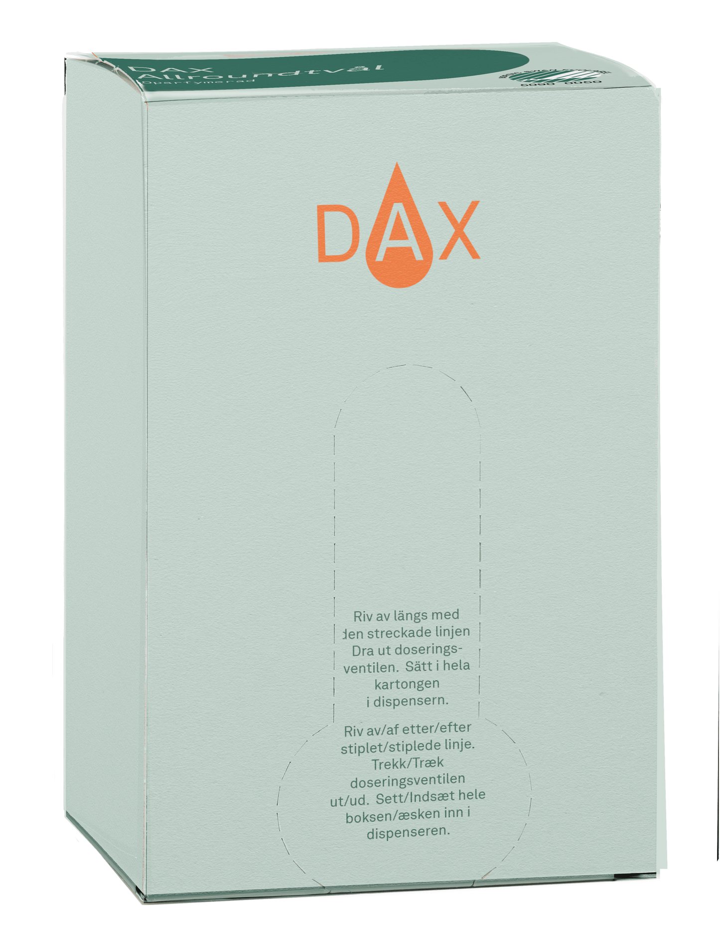 DAX Allroundtvål Oparfymerad refill till automatdispenser 700ml