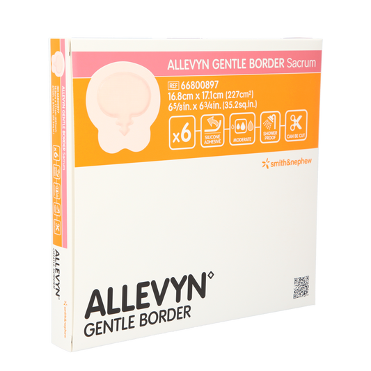 Allevyn Gentle Border Sacrum 16,8 x 17,1cm / 6