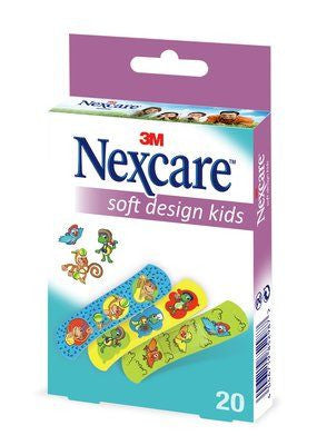 Plåster Nexcare Soft Design Kids 19 x 72mm / 20