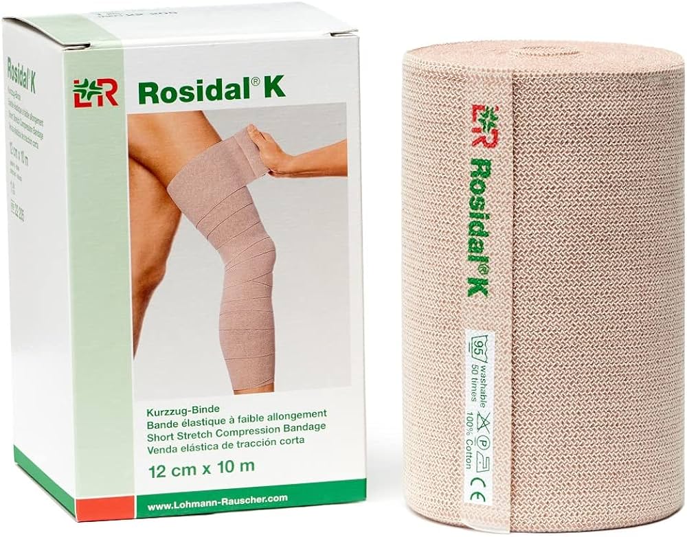 Rosidal K Kompressionsbinda Lågelastisk 12cm x 5m / 10