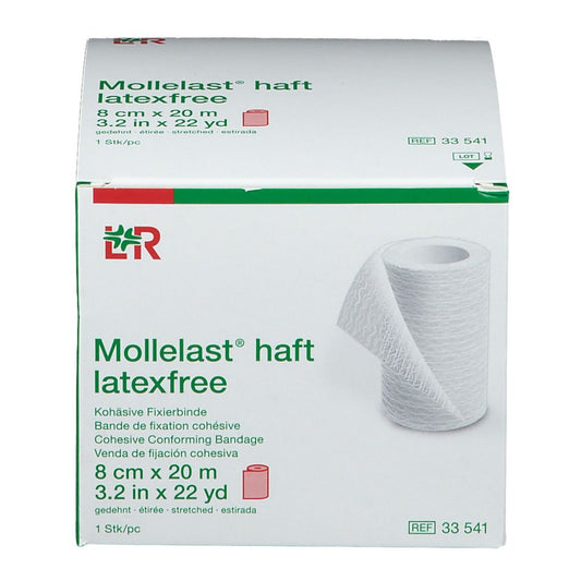 Mollelast Haft Röd 8cm x 20m