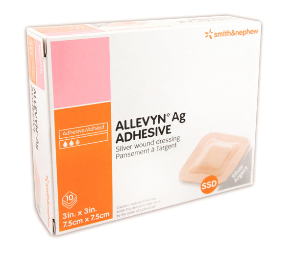 Allevyn Ag Adhesive 7,5 x 7,5cm / 10