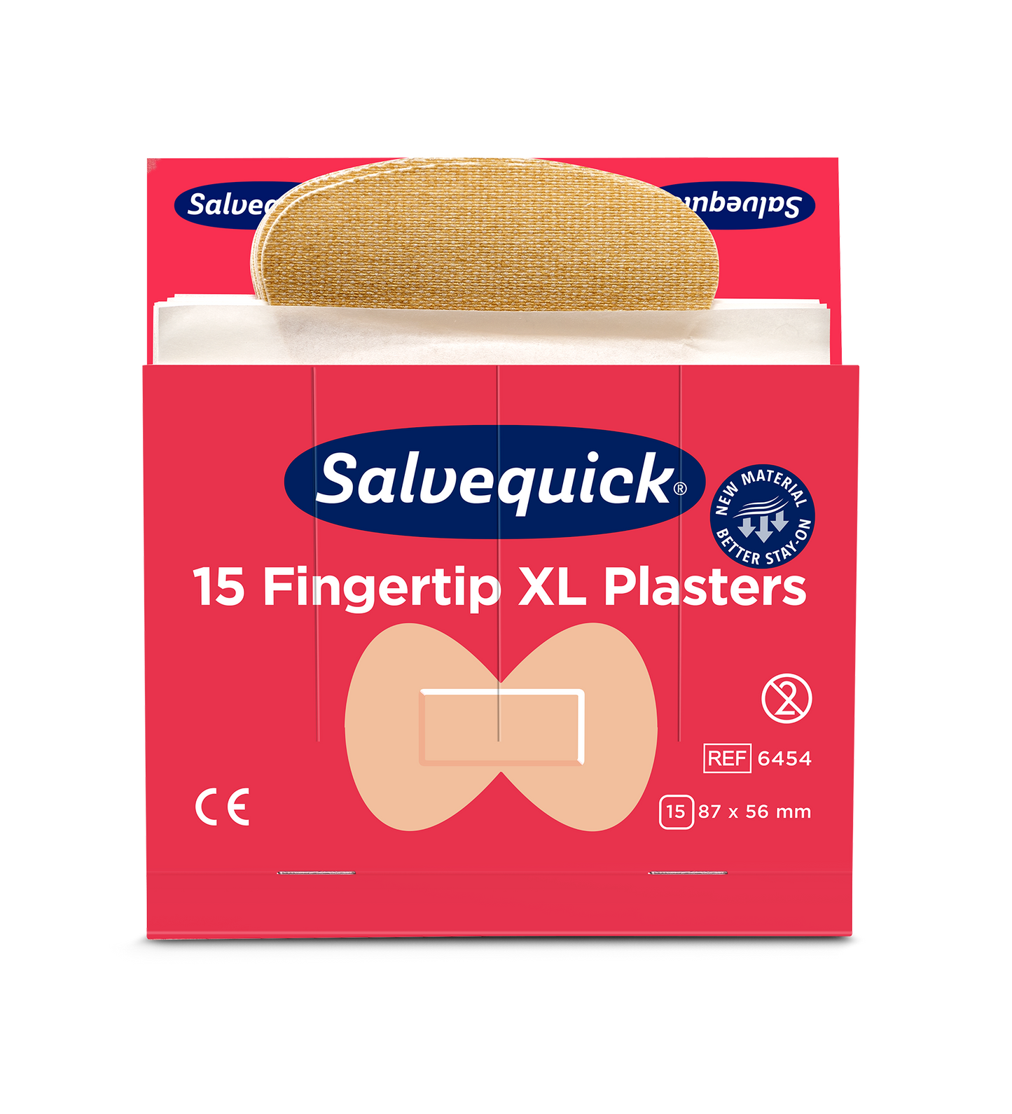 Salvequick Extra Stora Fingertoppsplåster 15st/refill / 6