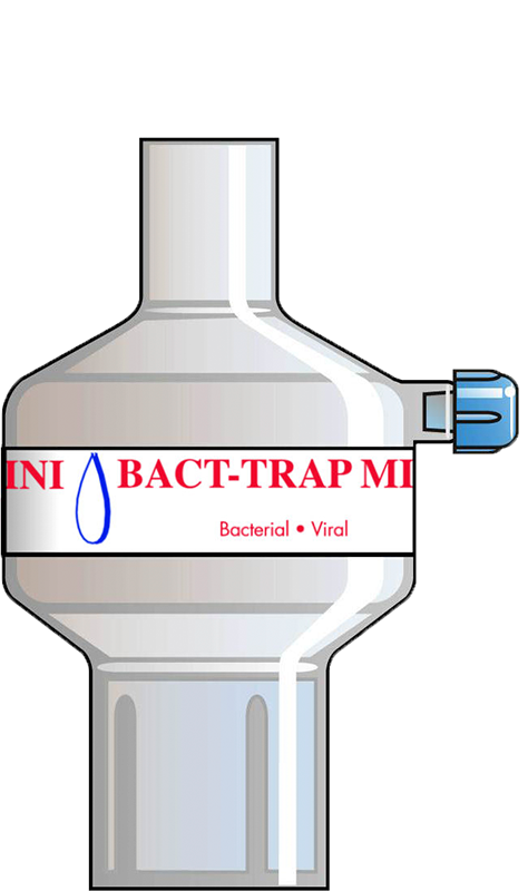 Filter Bakt/Virus Bact-Trap Mini med port / 50