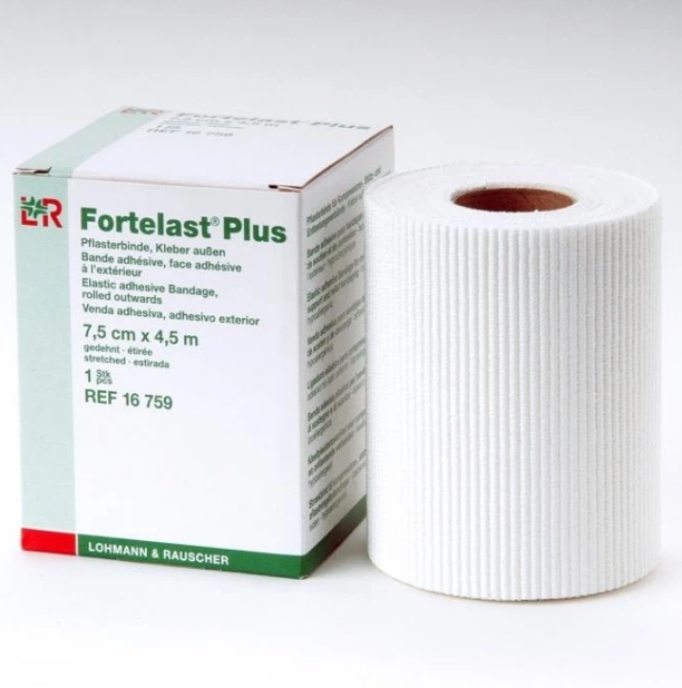 Fortelast Plus klisterlinda 7,5cm x 4,5m