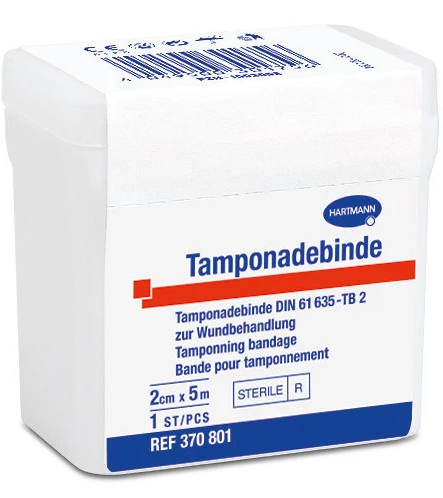 Tamponad Gasväv 2cm x 5m 24-trådig Steril