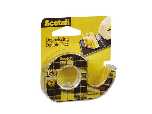 Dubbelhäftande Tejp Scotch 136D 12mm x 6m