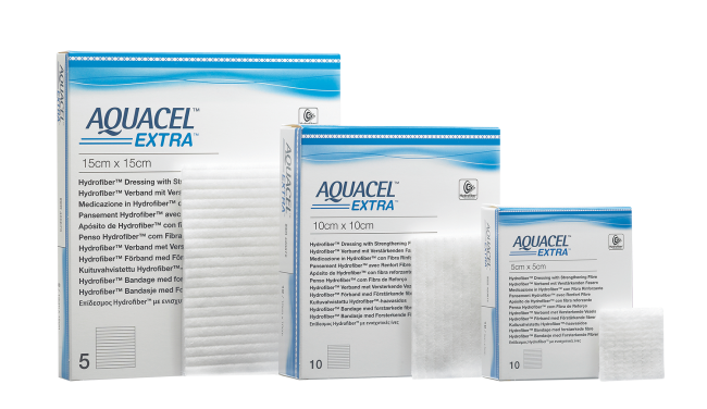 Aquacel Extra Hydrofiber 5 x 5cm / 10