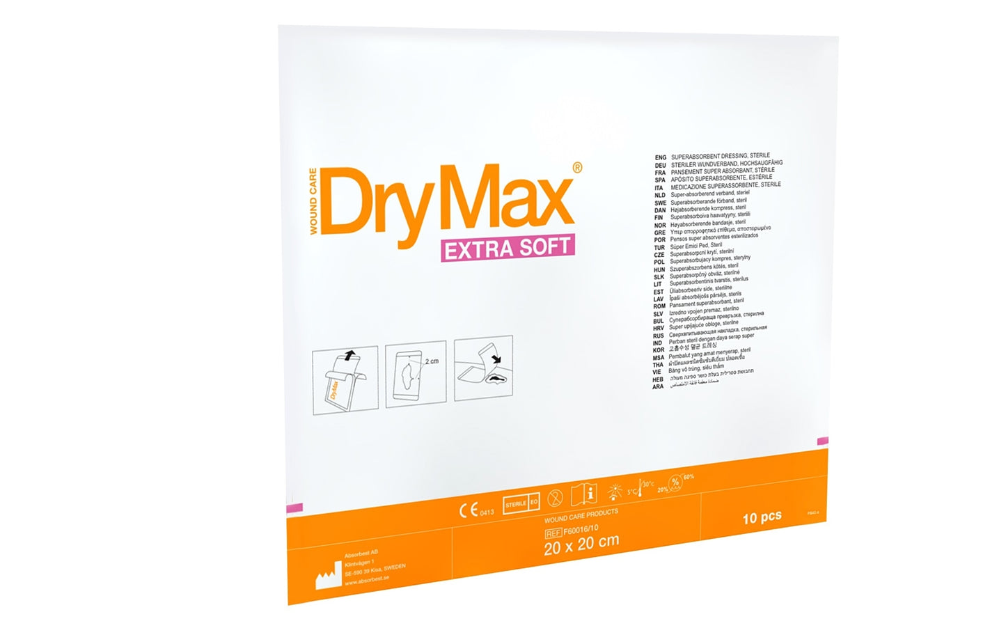 DryMax Extra Soft 20 x 20cm / 10