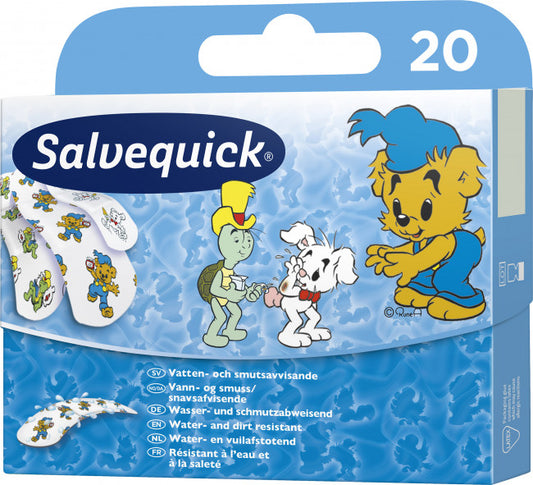 Plåster Salvequick Bamse / 20