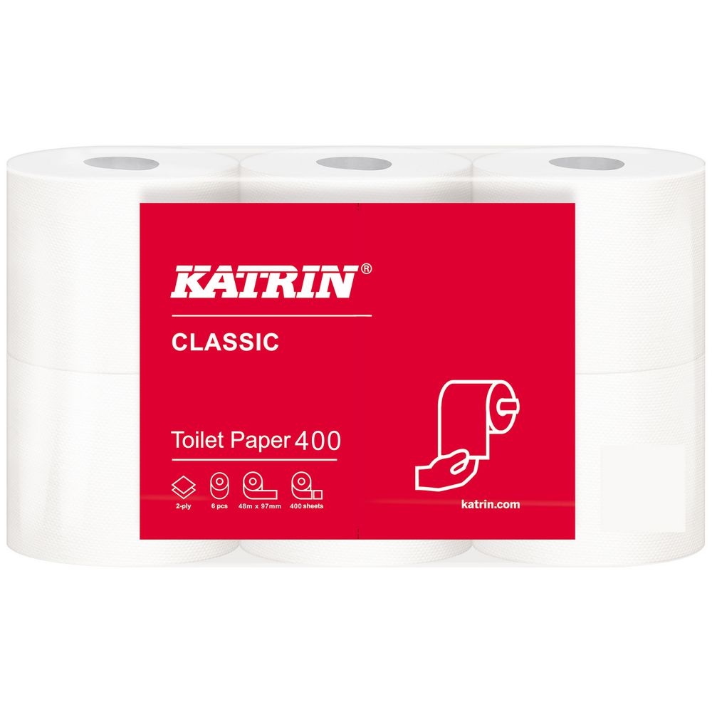 Toalettpapper Katrin Classic 400 2-lager 50m / 42