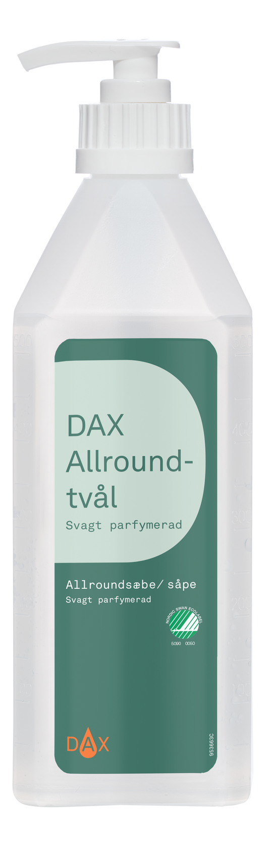 DAX Allroundtvål parfymerad 600ml med pump