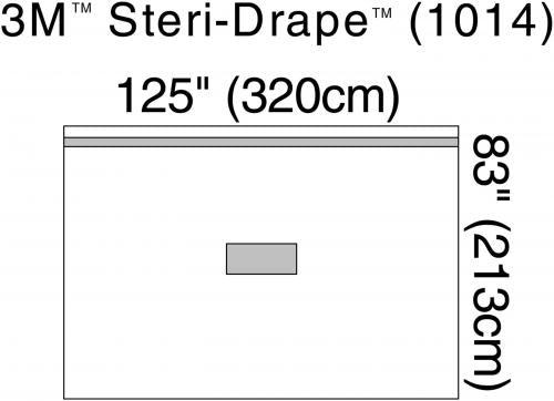 Vertikallakan Steri-Drape 1014 320 x 213cm / 20