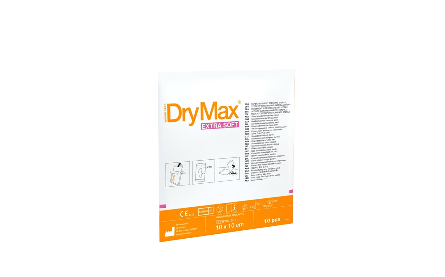 DryMax Extra Soft 10 x 10cm / 10