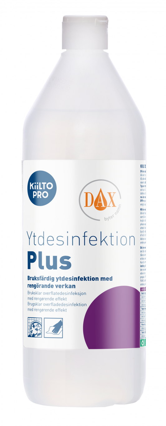 Ytdesinfektion Dax Kiilto Plus 1L