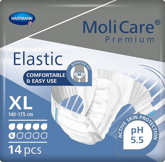 Inkontinensskydd MoliCare Premium Elastic 6 droppar XL / 14